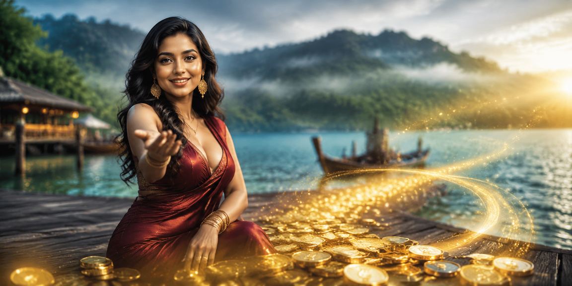খুলনায় নদীর তীরে মোবাইলে স্পোর্টস বেটিং করছেন ব্যবহারকারী