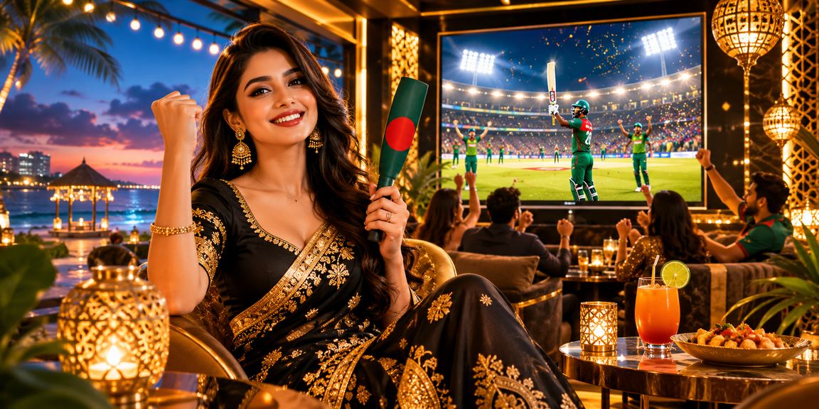 রংপুরে ক্রিকেট বেটিং উপভোগ করছেন একজন তরুণ খেলোয়াড়