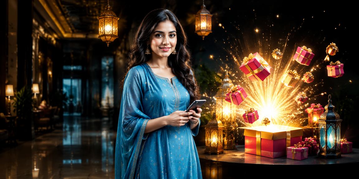 সিলেটে সালোয়ার কামিজ পরা একজন নারী মোবাইলে পেমেন্ট করছেন